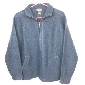 Retro PATAGONIA Women Wool Jacket Zip Up size S